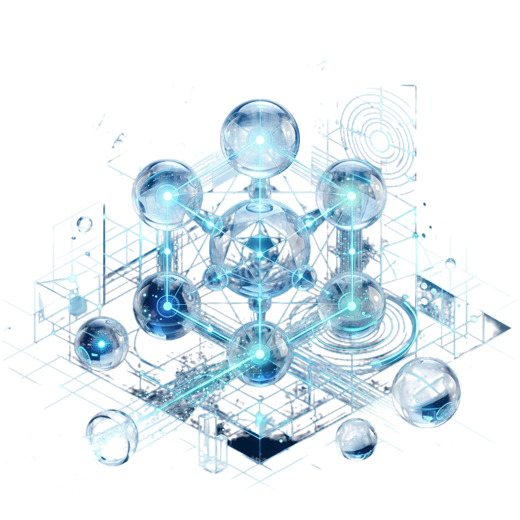 3D data intelligence sphere with connected account segments