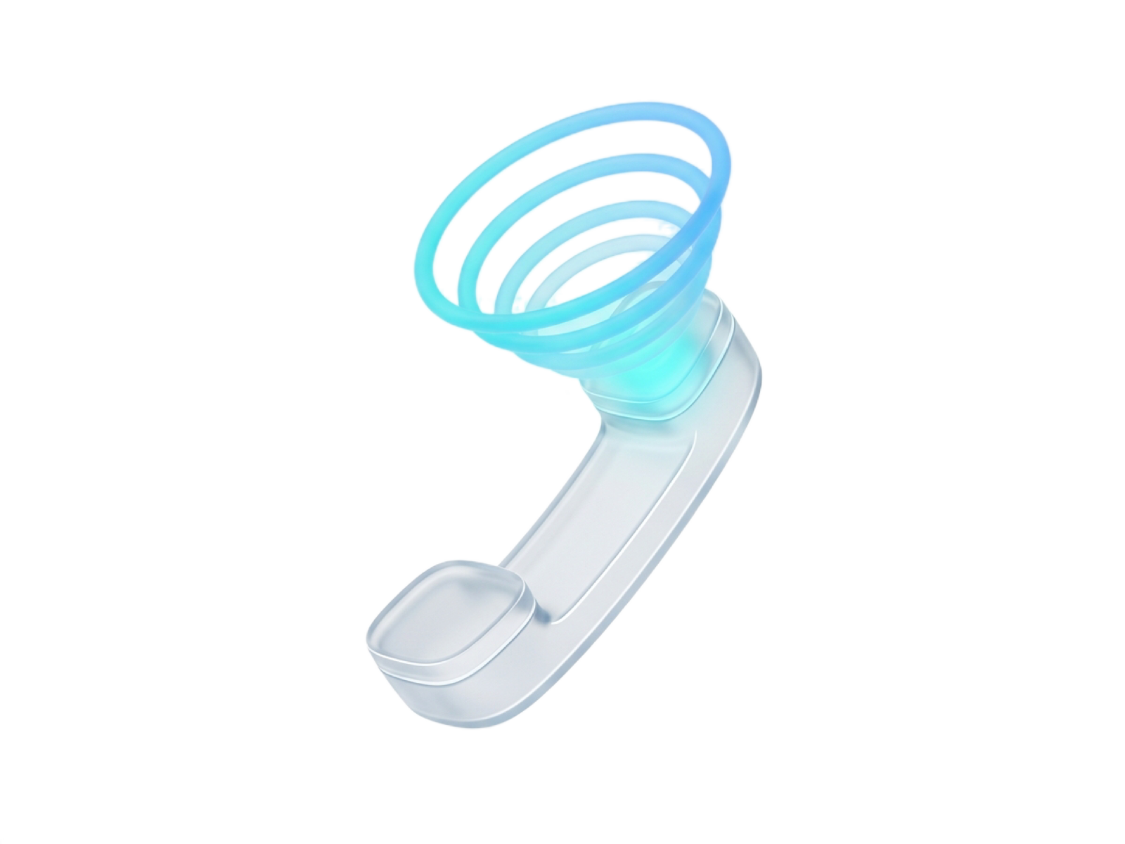 Transparent 3D phone and contact data visual for email and phone appending